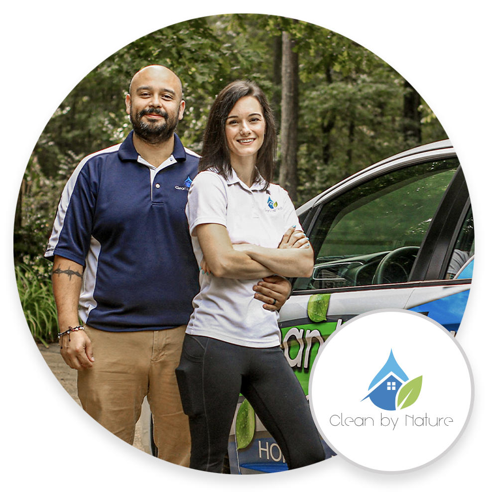 Brittany and William, owners of Clean by Nature LLC